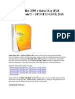 Microsoft Office 2007 + Serial Key (Full Version) Update!!! - UPDATED LINK 2018