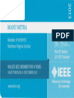 IEEE Membership ID - 2013