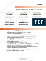 GPON ONT Product Guide - Latest Generation Access Network Technology