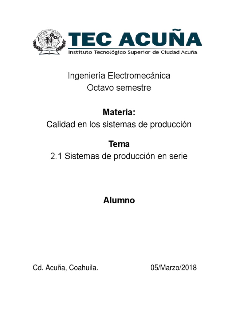 Sistemas de Producción en Serie | PDF | Producción en masa | Economias