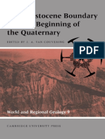 The Pleistocene Boundary and The Beginning of The Quaternary