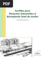 Cartilha Artroplastia total joelho