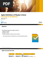 Agile Definition of Ready & Done: Concept & Guidelines