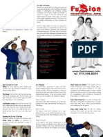 Fusion Mixed Martial Arts - After School Program Brochure