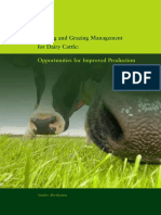 Feeding and Grazing Management For Dairy Cattle. Opportunities For Improved Production PDF