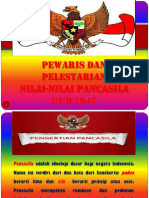 Pewaris dan Pelestarian Nilai Pancasila