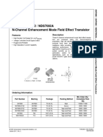 2N7000 / 2N7002 / NDS7002A N-Channel Enhancement Mode Field Effect Transistor