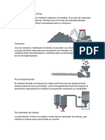 1.3 Metodos de Fabricacion Del Cemento