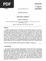 Download Schourup Discourse Markers Lingua 1999 by Anneke Vanbrabant SN39052138 doc pdf