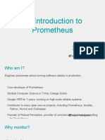 An Introduction To Prometheus: Brian Brazil Founder
