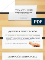 Introduccion A La Tanatologia