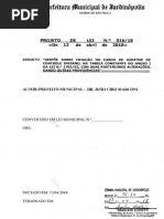 Projeto de Lei 016.2018