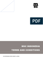 MSC Indonesia T&C