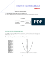 Discusión de Ecuaciones Algebraicas PDF
