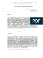 A Pedagogia de Paulo Freire e A Pedagogia Empreendedora - Andressa Sasaki Pacheco PDF