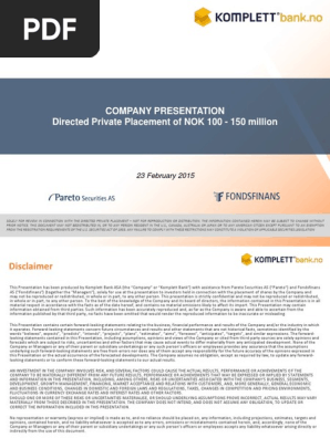 Company Presentation