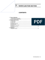 Paper Ejection Section: 1. Theory of Operation