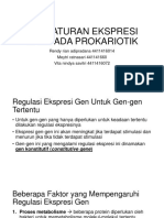 Pengaturan Ekspresi Gen Pada Prokariotik