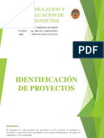 Identificación de Proyectos