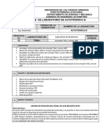 Informe Sensor APP y Actuador TAC