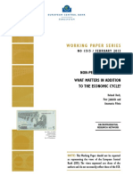 Working Paper Series: Non-Performing Loans What Matters in Addition To The Economic Cycle?