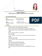 Resumen Curricular Dra Virginia Vilchez PDF