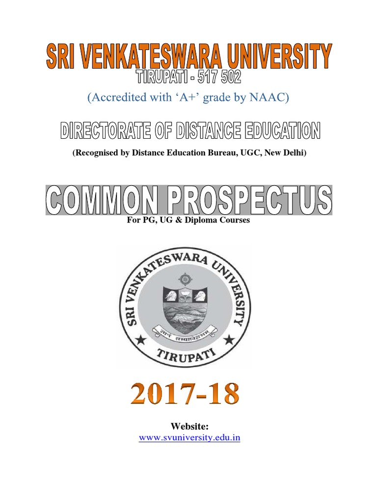 (Recognised by Distance Education Bureau, UGC, New Delhi) WWW