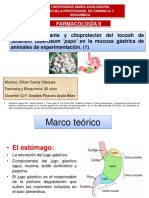 Exposición de Farmacología II Lab.