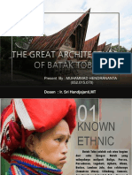 Great Architecture of Batak Toba
