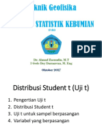 Distribusi Student T Atau Uji T