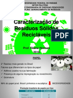 Aula 3 - Caracterização de Resíduos Sólidos Recicláveis PDF