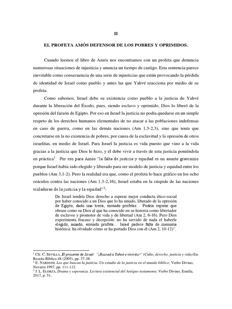 Amós: Justicia y defensa de los pobres | PDF | Justicia | Crimen y ...