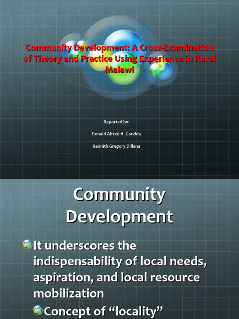 Community Development: A Cross-Examination of Theory and Practice Using ...
