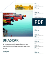 Bhaskar: To Get Started Right Away, Just Tap Any Placeholder Text (Such As This) and Start Typing