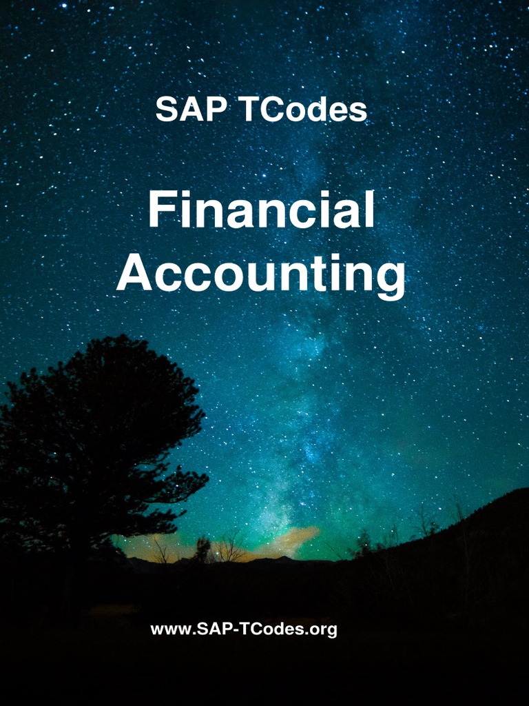 Payments Tcodes | Module En | Fi Sap Invoice