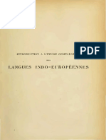Meillet - 1903 - Introduction À L'étude Comparative Des Langues Ind