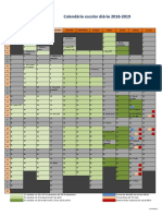 Calendário Escolar Diário