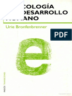 Bronfenbrenner Ecologia Del Desarrollo Humano PDF