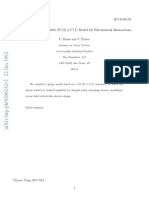 SU (3) U (1) Model For Electroweak Interactions: IFT-P.008/92