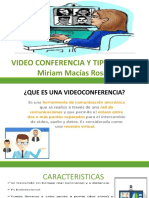 Video Conferencia y Tipos de Web