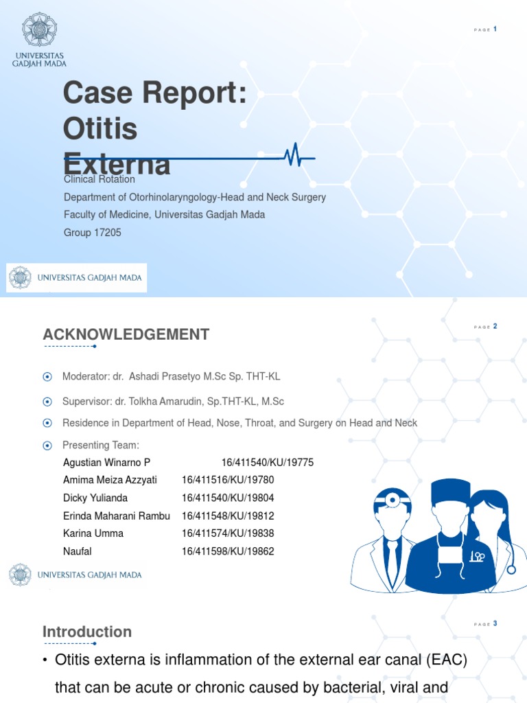 Coass 17205 - Case Report Otitis Externa Diffuse (Revisi 31.12) 2 | PDF ...