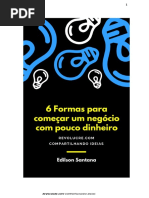 6 Formas de Começar Um Dinheiro Com Pouco Negócio - RevoLucre