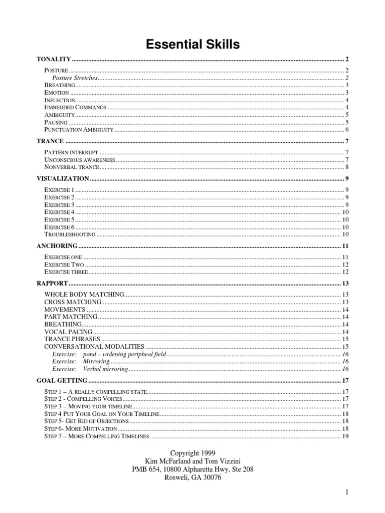 Essential Speaking Skills Handbook Pdf Shoulder Thought