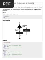 Python If Else PDF