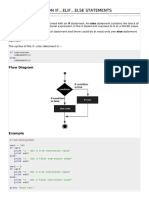 Python If Else PDF
