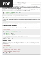 Python Tuples PDF