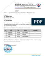 Surat Permohonan Pengajuan Izin Bekerja Di Area PT. SIS