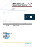 Surat Permohonan Pengajuan Izin Bekerja Di Area PT. PSG1