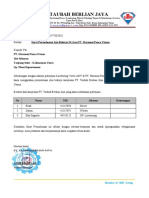 Surat Permohonan Pengajuan Izin Bekerja Di Area PT. HPU1