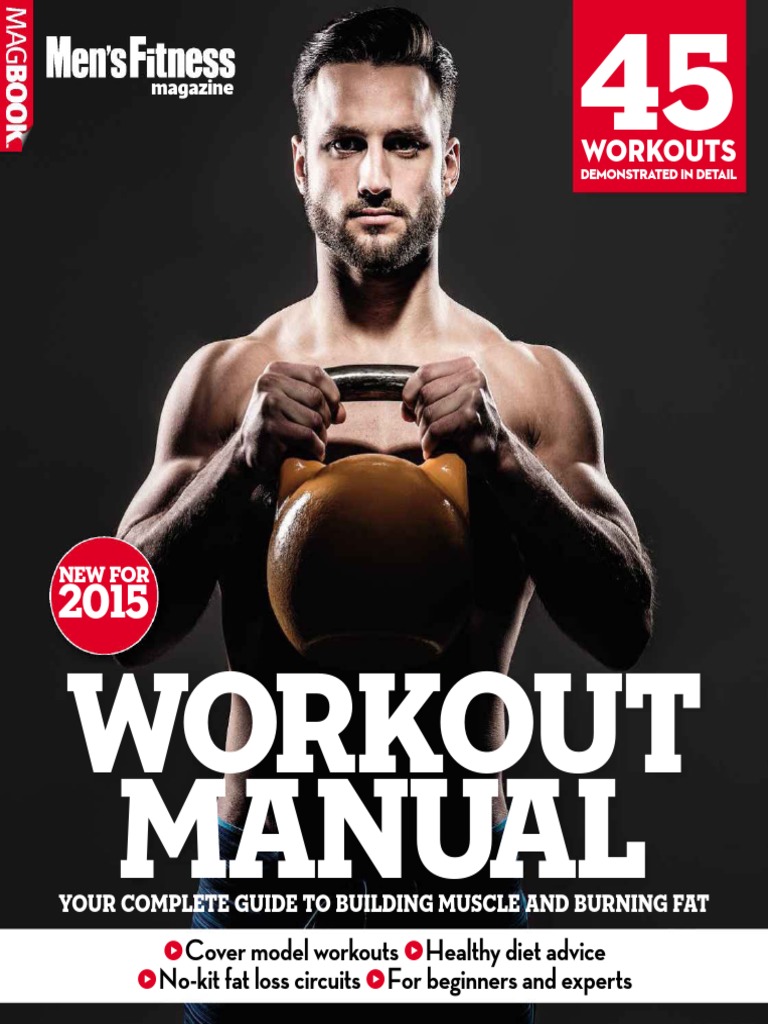 Men 39 S Fitness Workout Manual 2015 UK PDF PDF